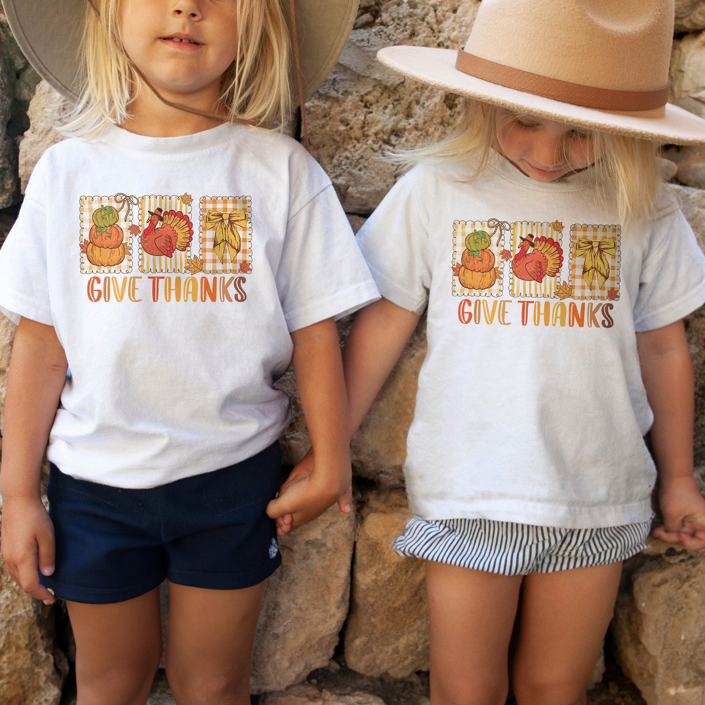 Thanksgiving Holiday, Give Thanks Coquette, Fall Pumpkin Turkey, Grateful Thankful Blessed, Autumn Gift Youth Tshirt