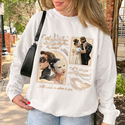 From Masquerade to Marriage – Benophie Inspired – Bridgerton Benedict & Sophie Regency Romance Sweatshirt
