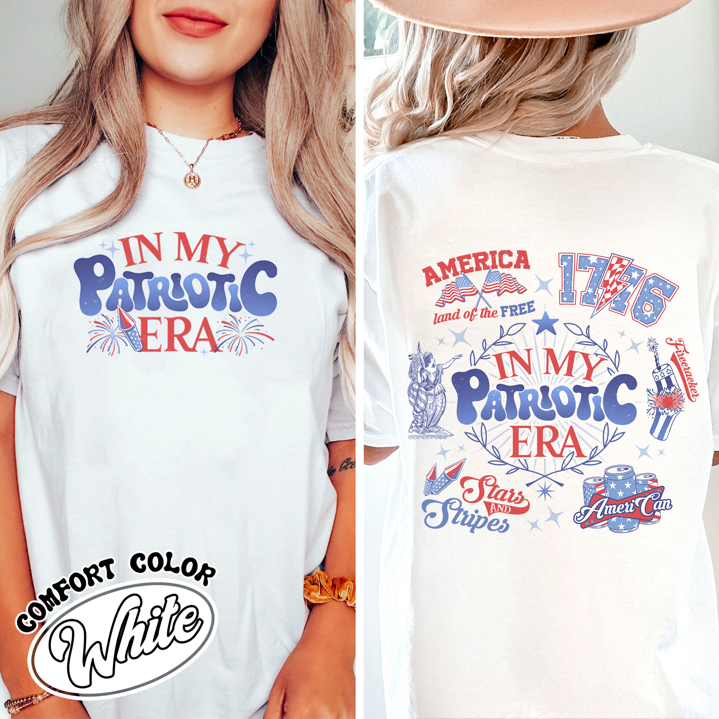 Patriotic Comfort Colors Shirt, America Retro Shirt, Red White And Blue, Independence Day Tee, Usa Flag, 4th Of July Shirt, Fourth Of July Shirt