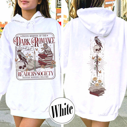 Dark Romance Book Club Hoodie, Good Girls Read Dark Romance Hoodie, Dark Romance Social Club, Dark Romance Era, Dark Romance Gift, Book Lover