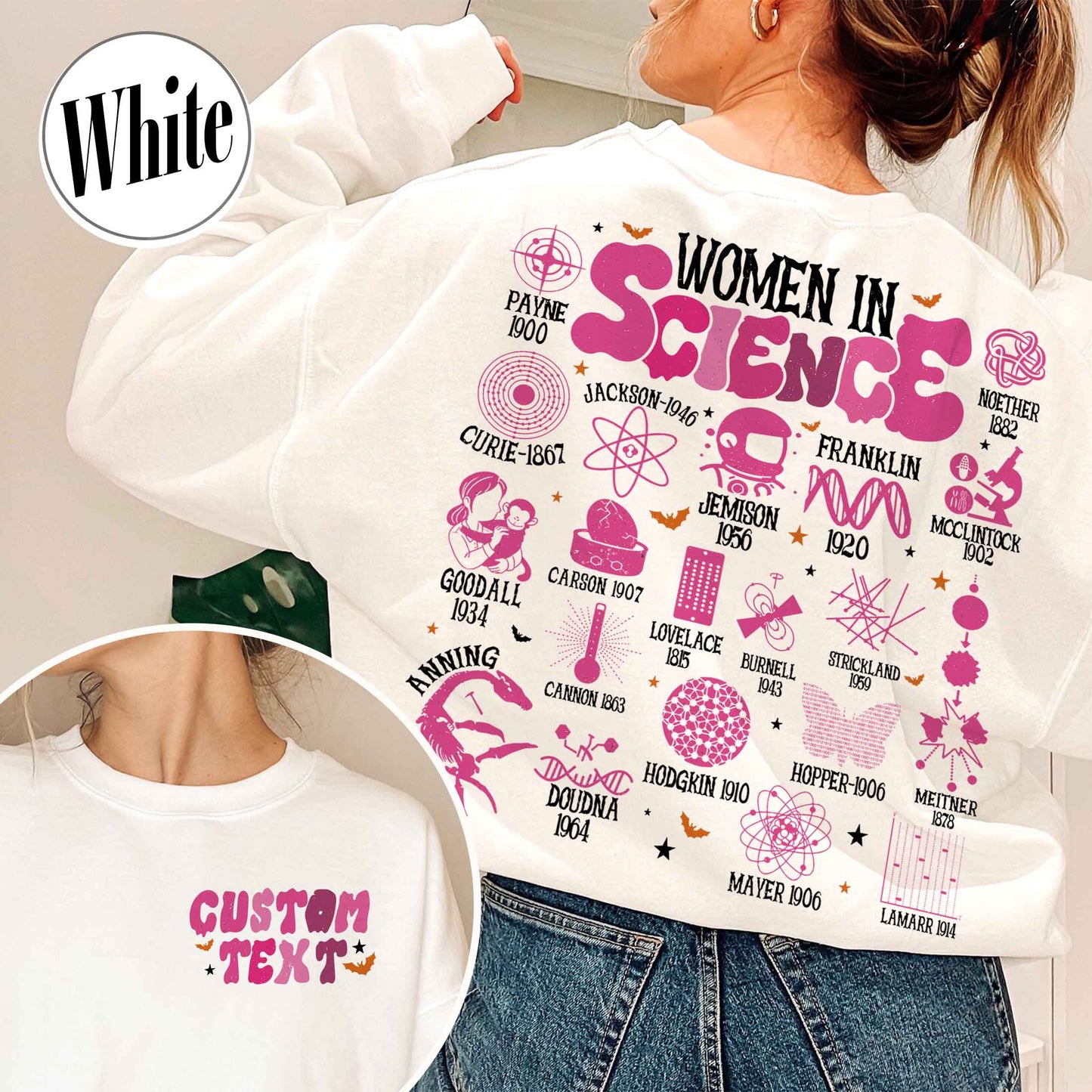 Feminist Sweatshirt, Women in Science Sweatshirt, Science Lover Gift Sweatshirt, Stem Sweatshirt