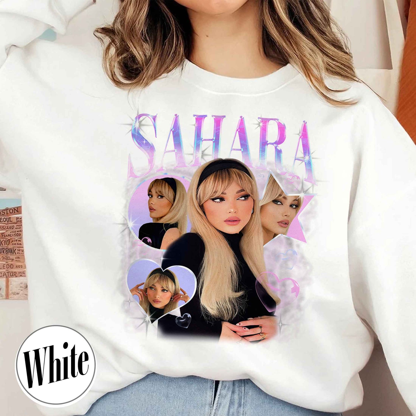 Custom Vintage Bootleg Girlfriend Sweatshirt, Bootleg Retro 90s Sweatshirt, Retro Custom Bootleg Rap Sweatshirt