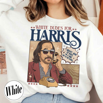 Election Sweatshirt, White Dudes for Madam President Sweatshirt, Men Zoom for Madam President Sweatshirt