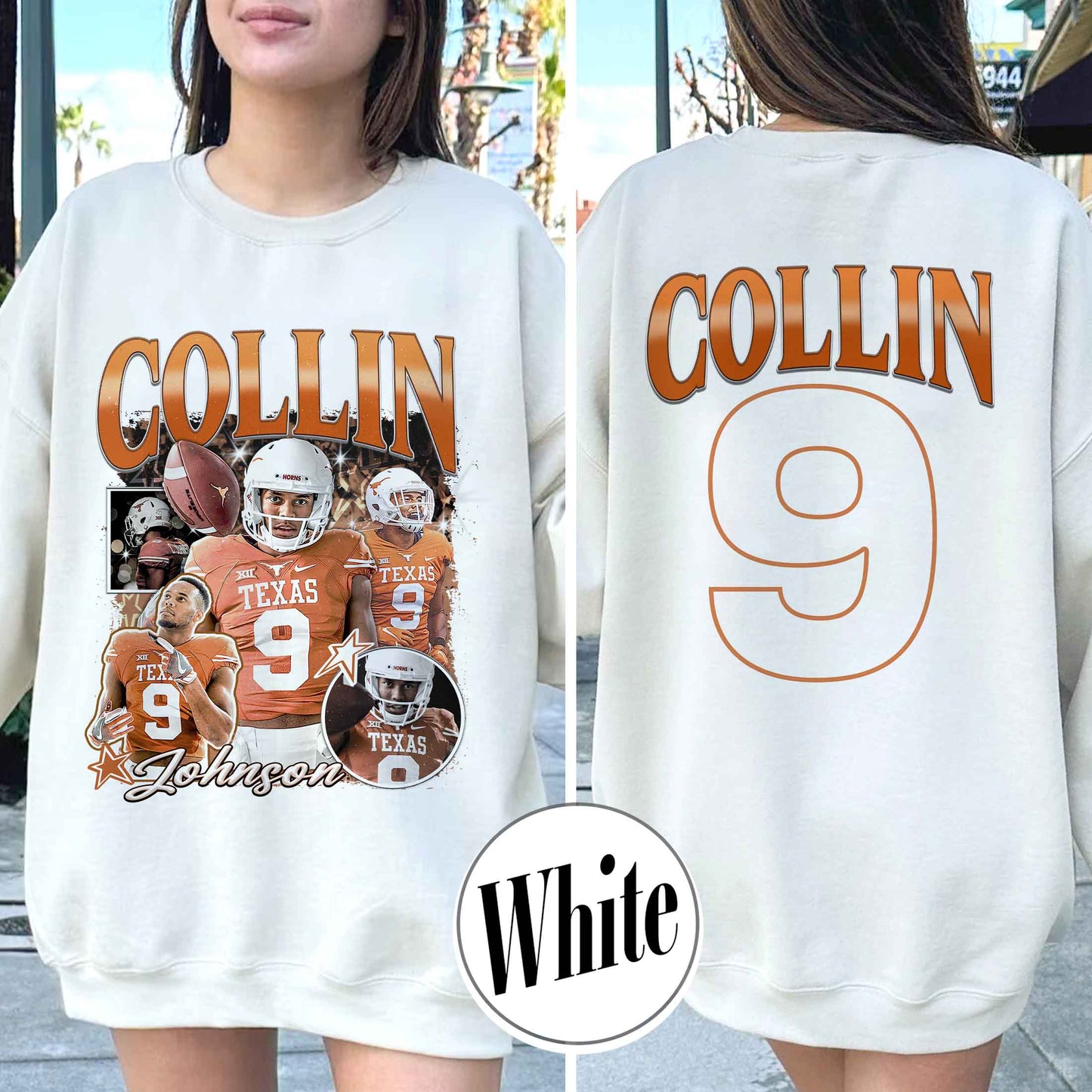 Football Custom Bootleg Sweatshirt, Supportive Game Days Sweatshirt, Custom Player Sweatshirt