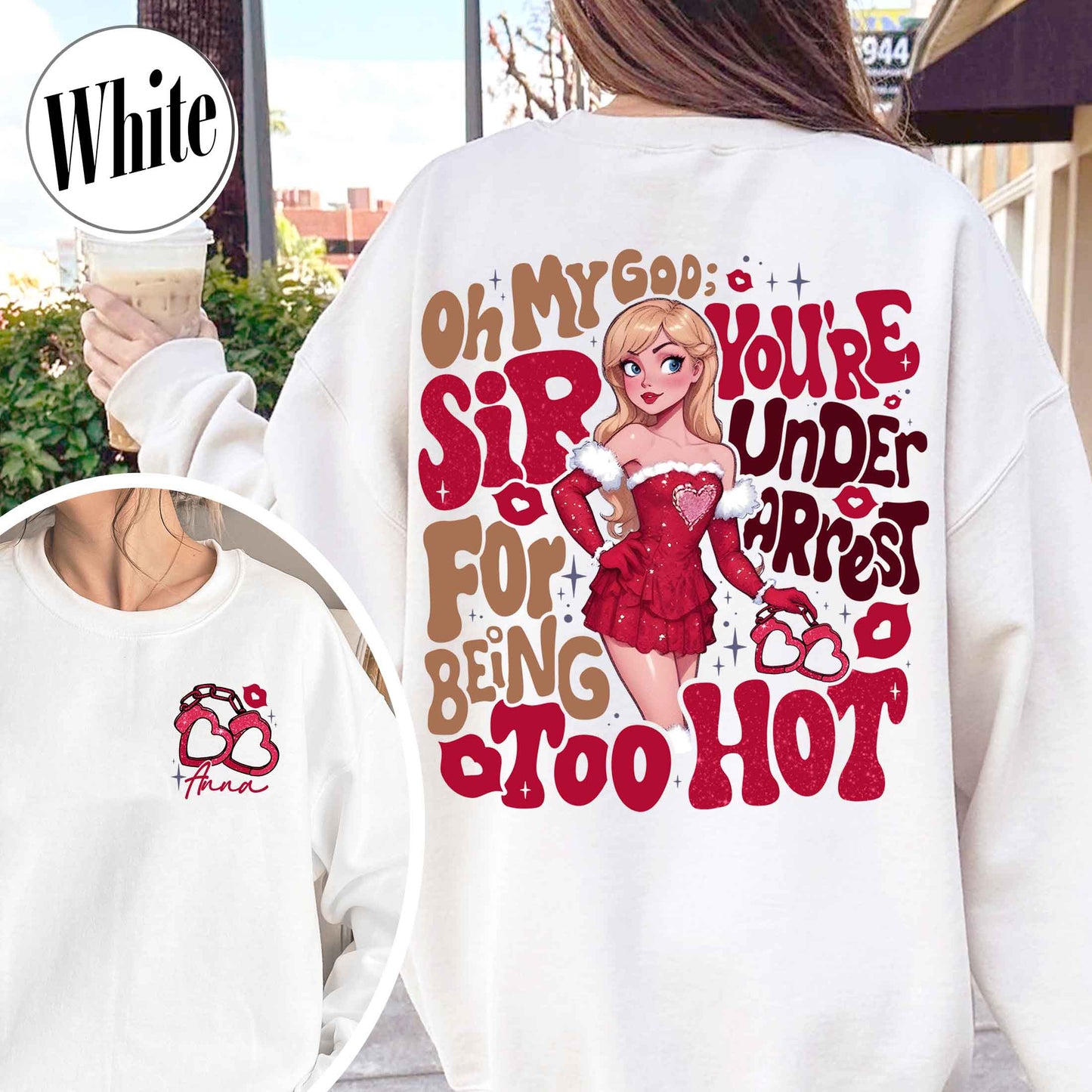 You’re Under Arrest for Being Too Hot Sweatshirt, Please Please Please Sweatshirt, Short N Sweet Tour Sweatshirt, Concert Sweatshirt Customizable, Custom Sweatshirt