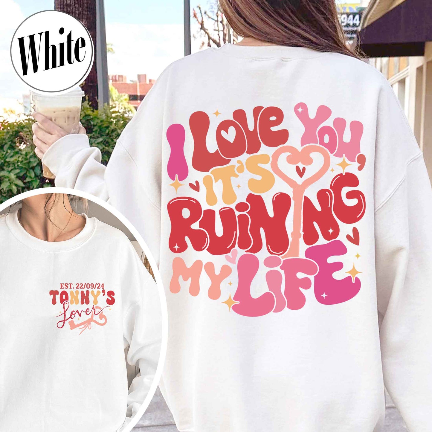 Custom Couples SweatShirt, She Found Her Lover Personalized, She Found Her Lover Theme, Lover Lyrics SweatShirt, Gift for Her, Gift for Him