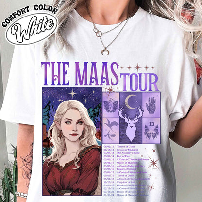 The Maas Tour Shirt, TOG Shirt, ACOTAR Shirt, ACOTAR TOG Crescent City Shirt, Sjm Tour Shirt, Book Shirt Sjm, Book Lovers Shirt, Bookish Shirt