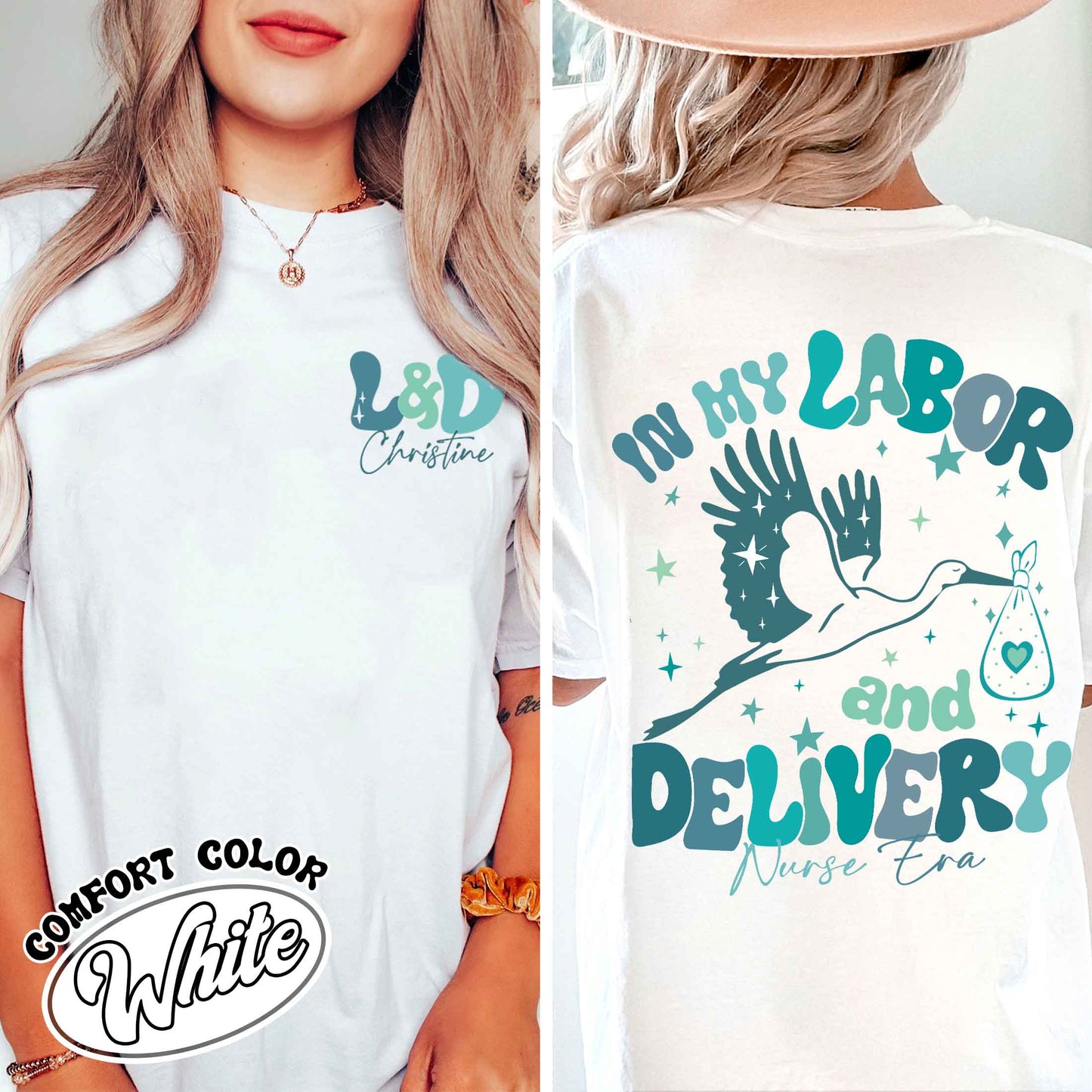 Labor and Delivery Shirt Summer, Labor and Delivery Custom, Labor and Delivery Nurse Shirt, in My Labor and Delivery Nurse Era, L and D Nurse