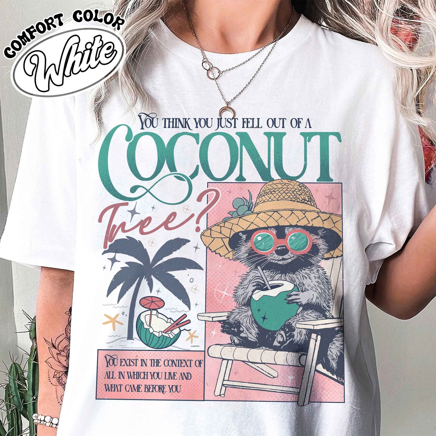 You Think You Just Fall out of a Coconut Tree T-Shirt, Social Democrat Shirt, Roevember, Coconut Tree Shirt, Election 2024 Shirt, Democrat Shirt