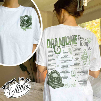 Dramione Tour Comfort Color Shirt, Bookish Fan Fic Shirt, Magic Wizard School, HP Shirt, Wizard School Snake House, Dramione Book Club, Green House Shirt