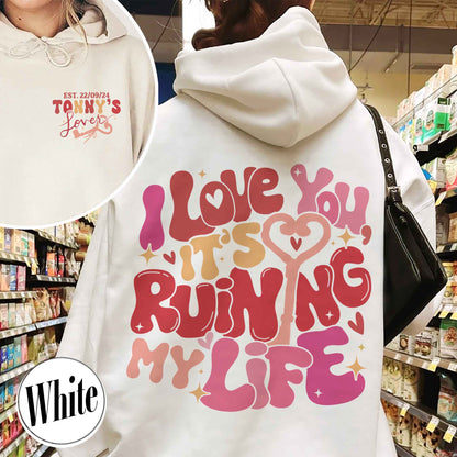 Custom Couples Hoodie, She Found Her Lover Personalized, She Found Her Lover Theme, Lover Lyrics Hoodie, Gift for Her, Gift for Him