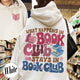Book Lover Hoodie, What Happens at Book Club Stays at Book Club Hoodie