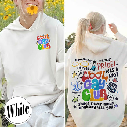 Cool Gays Club Hoodie, Pride Hoodie, Pride Month, Gay Pride Lgbt, Equality Hoodie,Lgbtq Gift,Rainbow Hoodie,Lgbt Pride Hoodie,Be Kind