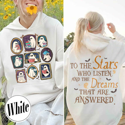 Bookish Hoodie, Throne of Glass Hoodie, SJM ACOTAR Hoodie, Book Ghosts Hoodie, Sjm Halloween Hoodie