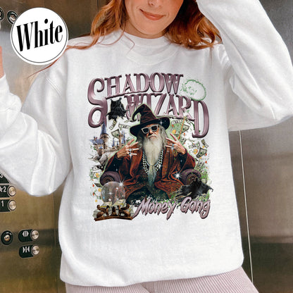 Wizard Sweatshirt, Vintage Shadow Wizard Money Gang Sweatshirt, Meme Cringe Funny Dumb Sweatshirt