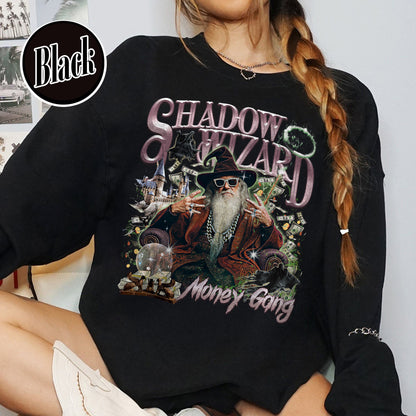 Wizard Sweatshirt, Vintage Shadow Wizard Money Gang Sweatshirt, Meme Cringe Funny Dumb Sweatshirt