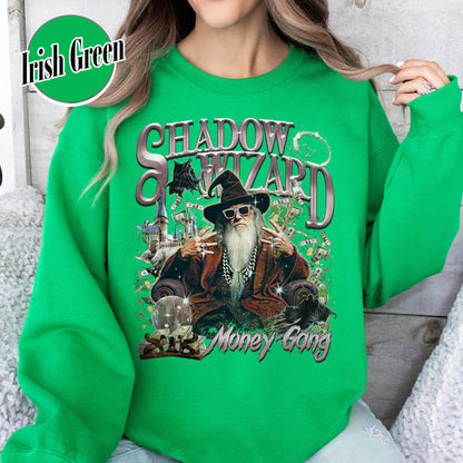 Wizard Sweatshirt, Vintage Shadow Wizard Money Gang Sweatshirt, Meme Cringe Funny Dumb Sweatshirt