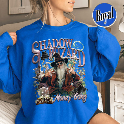 Wizard Sweatshirt, Vintage Shadow Wizard Money Gang Sweatshirt, Meme Cringe Funny Dumb Sweatshirt