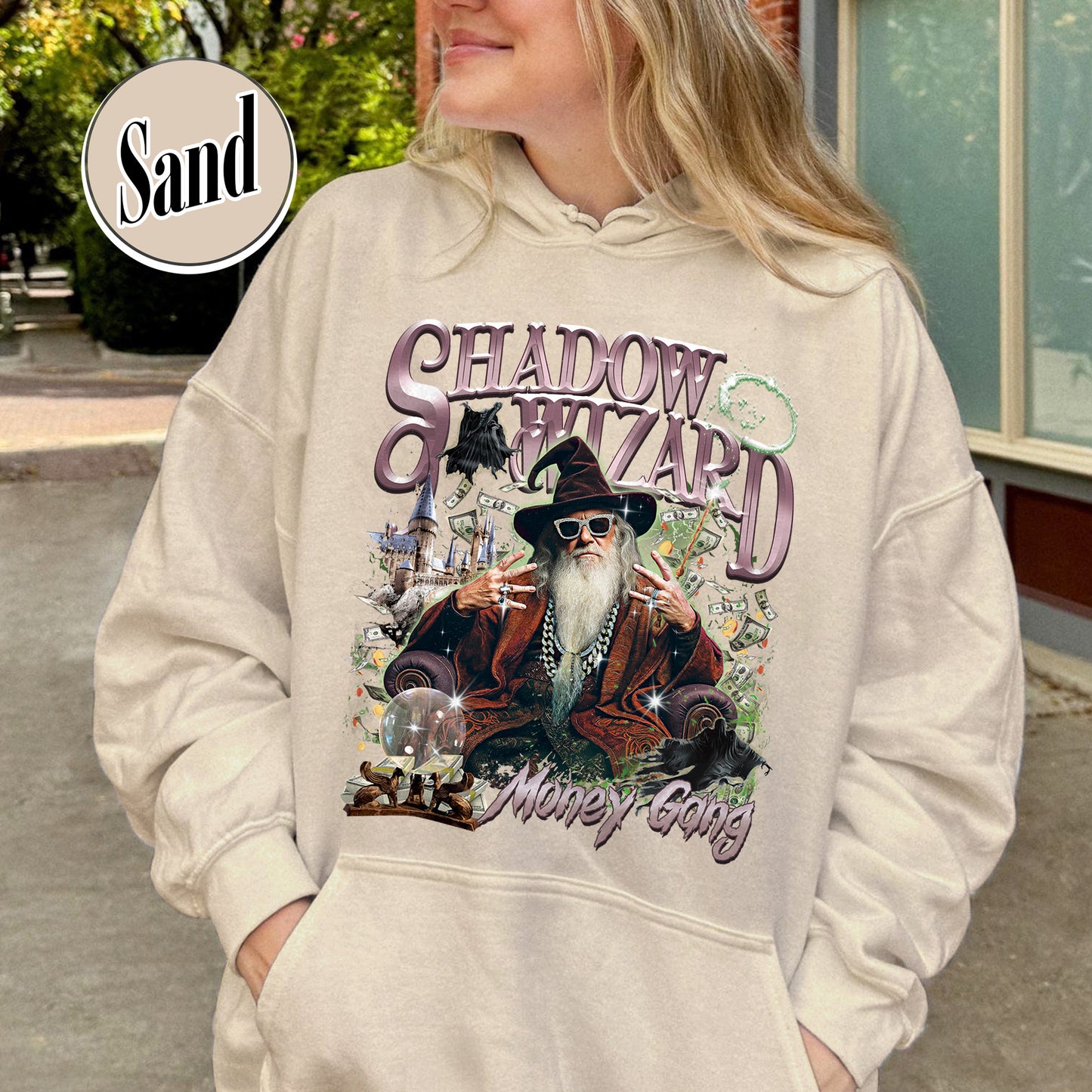 Wizard Hoodie, Vintage Shadow Wizard Money Gang Hoodie, Meme Cringe Funny Dumb Hoodie