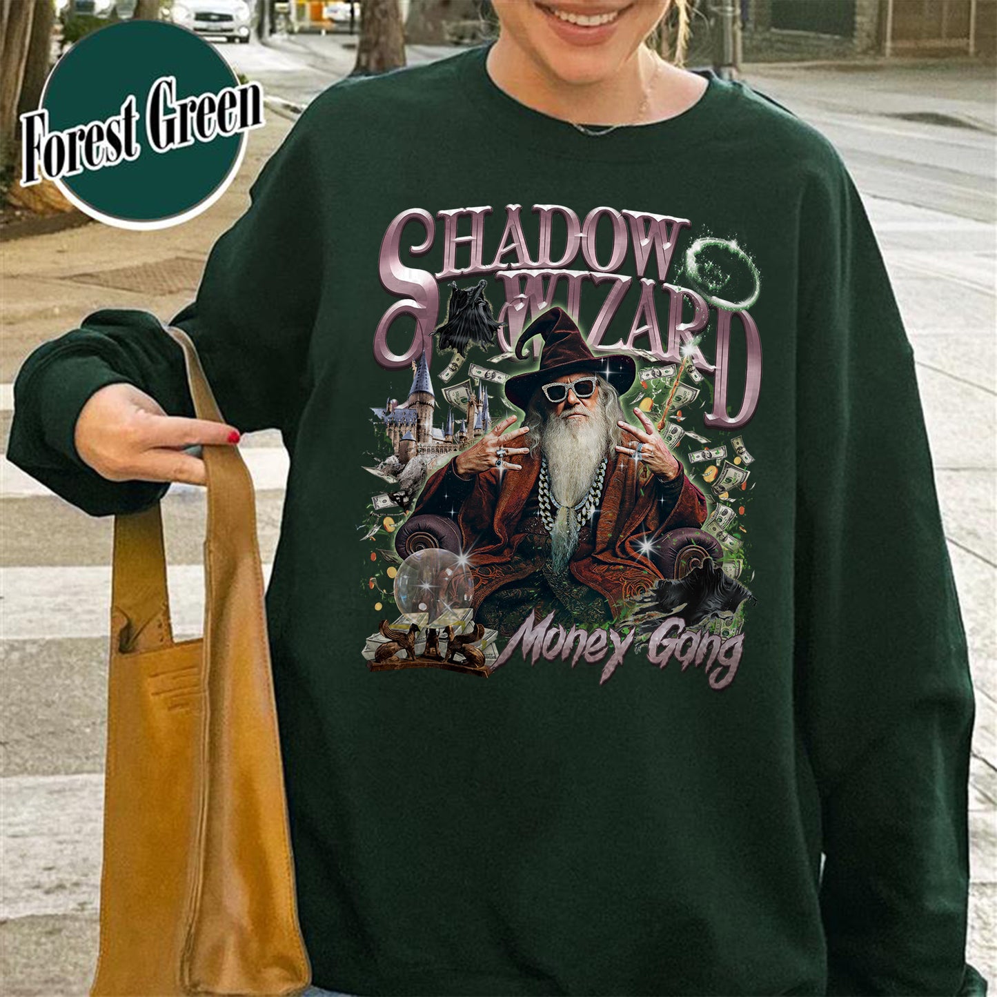 Wizard Sweatshirt, Vintage Shadow Wizard Money Gang Sweatshirt, Meme Cringe Funny Dumb Sweatshirt