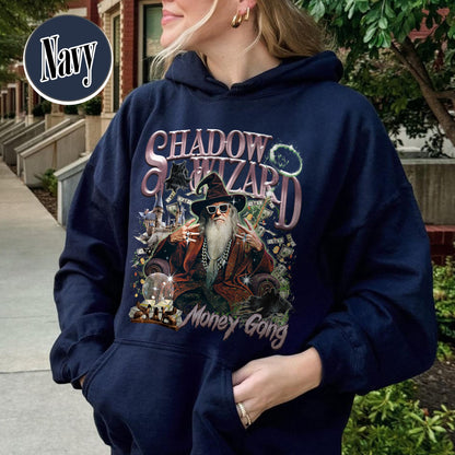 Wizard Hoodie, Vintage Shadow Wizard Money Gang Hoodie, Meme Cringe Funny Dumb Hoodie