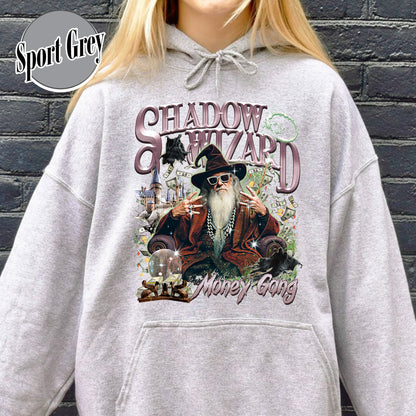 Wizard Hoodie, Vintage Shadow Wizard Money Gang Hoodie, Meme Cringe Funny Dumb Hoodie