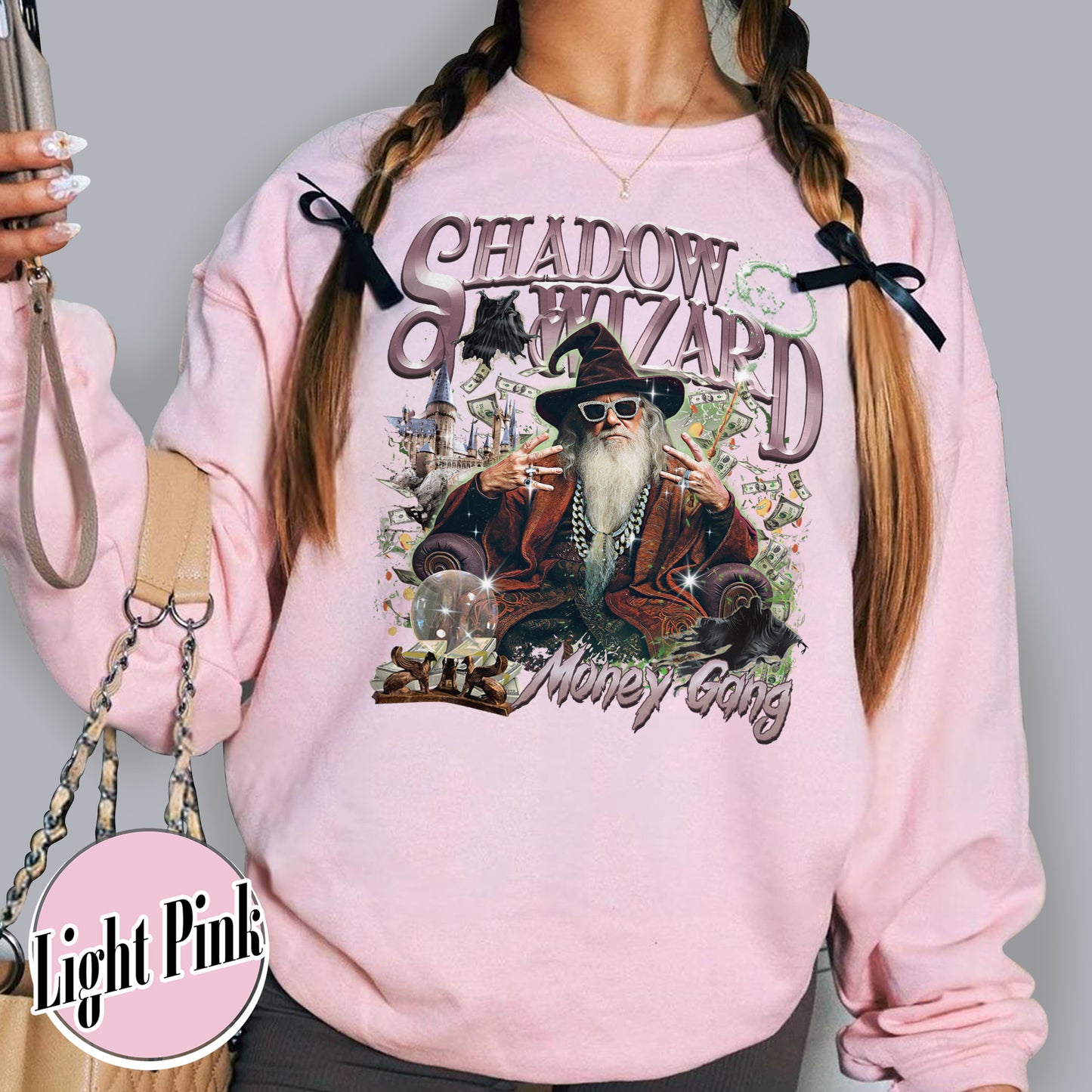 Wizard Sweatshirt, Vintage Shadow Wizard Money Gang Sweatshirt, Meme Cringe Funny Dumb Sweatshirt