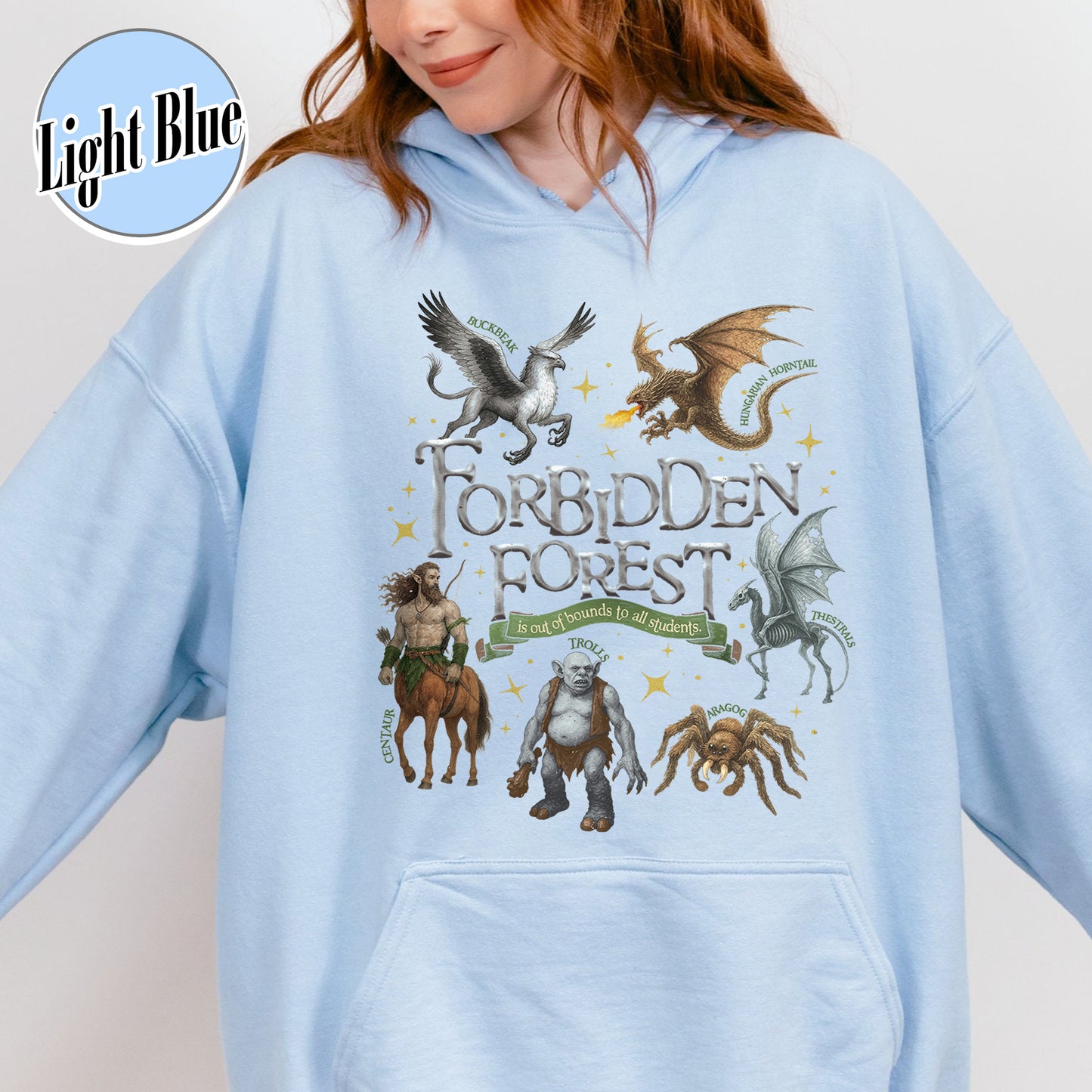 Wizarding World Hoodie, Forbidden Forest National Park Hoodie, HP Magical Creatures Inspired Hoodie