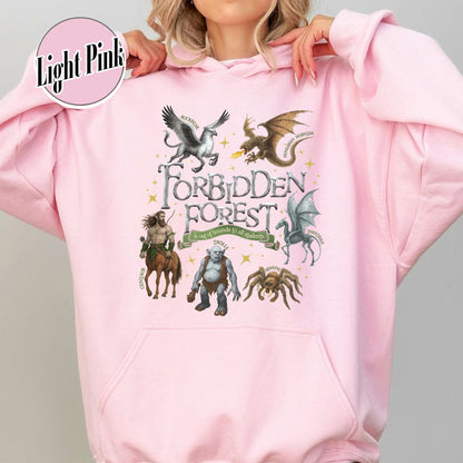 Wizarding World Hoodie, Forbidden Forest National Park Hoodie, HP Magical Creatures Inspired Hoodie