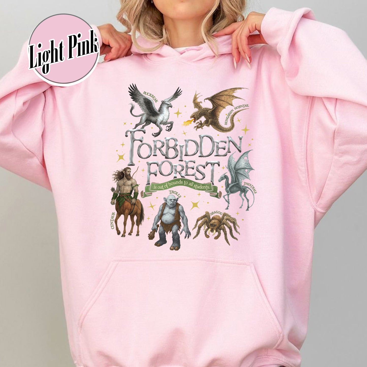 Wizarding World Hoodie, Forbidden Forest National Park Hoodie, HP Magical Creatures Inspired Hoodie
