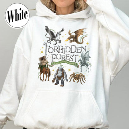 Wizarding World Hoodie, Forbidden Forest National Park Hoodie, HP Magical Creatures Inspired Hoodie