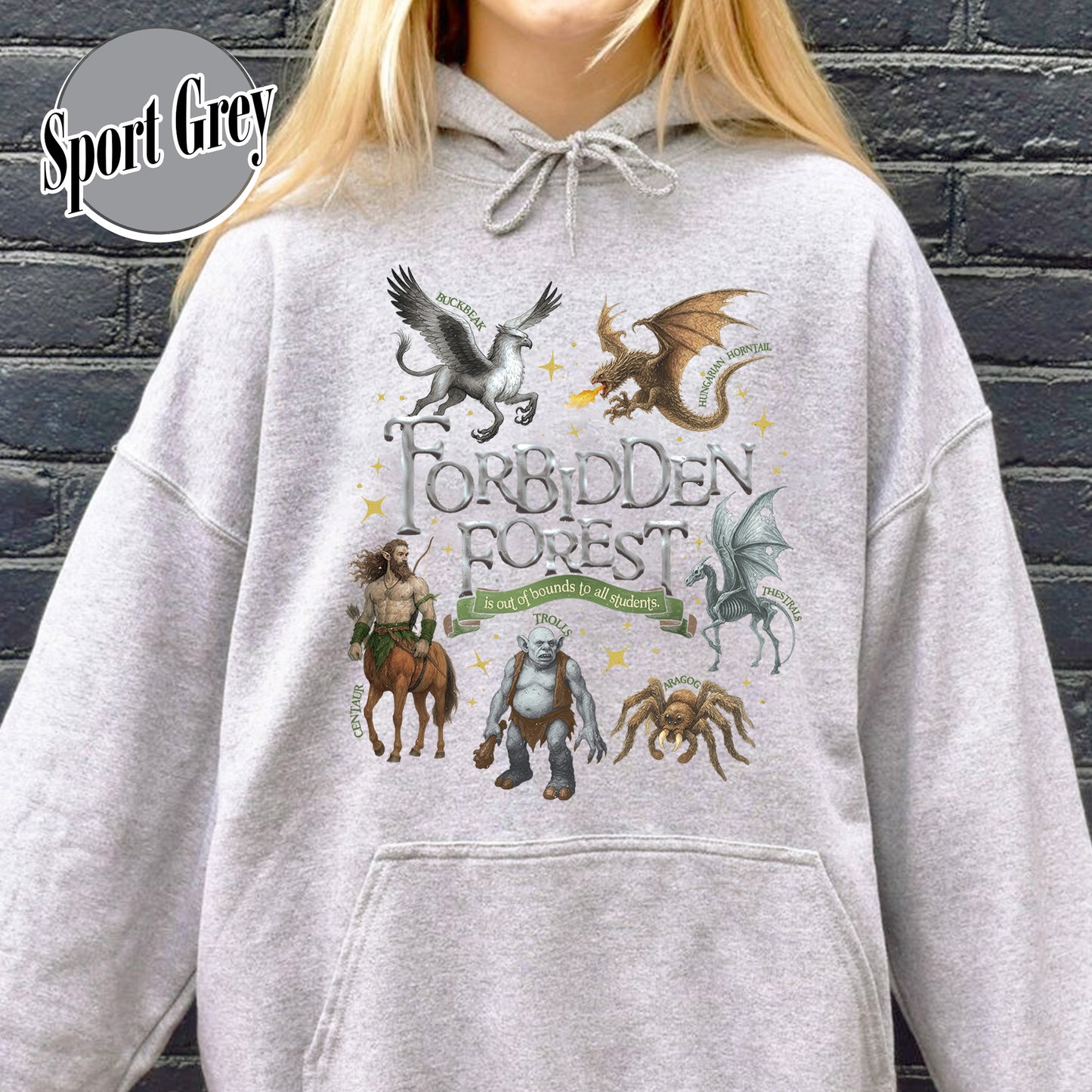 Wizarding World Hoodie, Forbidden Forest National Park Hoodie, HP Magical Creatures Inspired Hoodie
