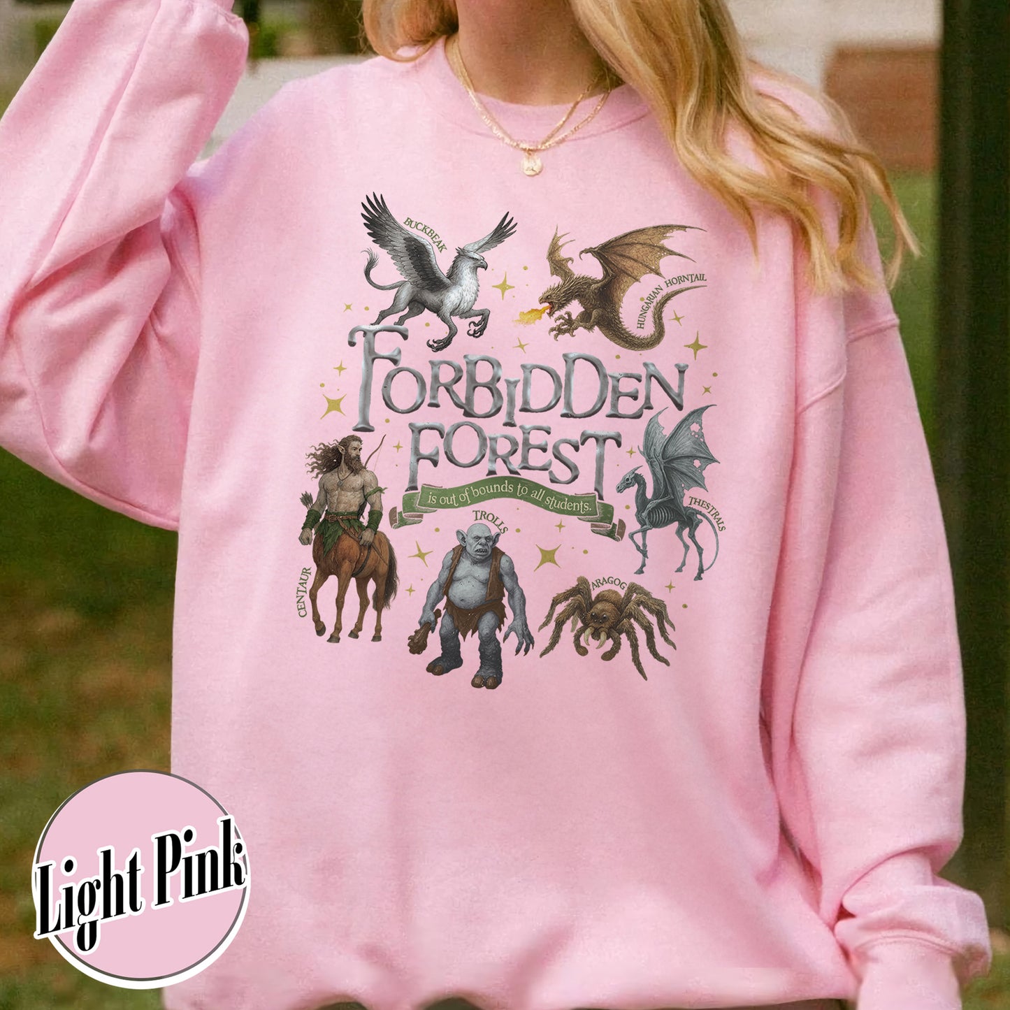 Wizarding World Sweatshirt, Forbidden Forest National Park Sweatshirt, HP Magical Creatures Inspired Sweatshirt