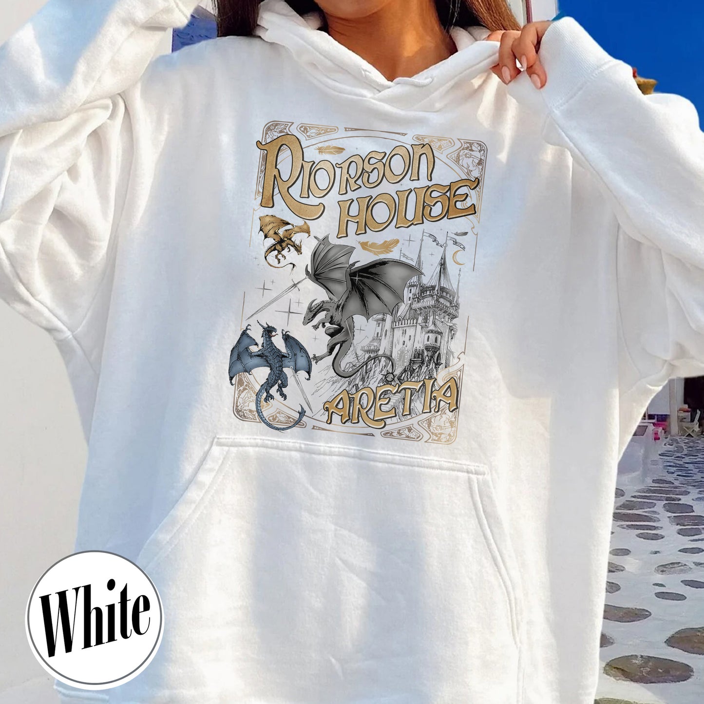 Bookish Hoodie, Xaden Riorson House Aretia Hoodie, Fourth Wing Merch Hoodie
