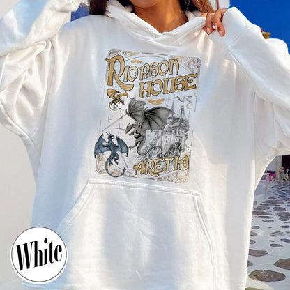 Bookish Hoodie, Xaden Riorson House Aretia Hoodie, Fourth Wing Merch Hoodie