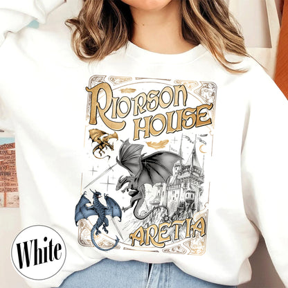 Bookish Sweatshirt, Xaden Riorson House Aretia Sweatshirt, Fourth Wing Merch Sweatshirt