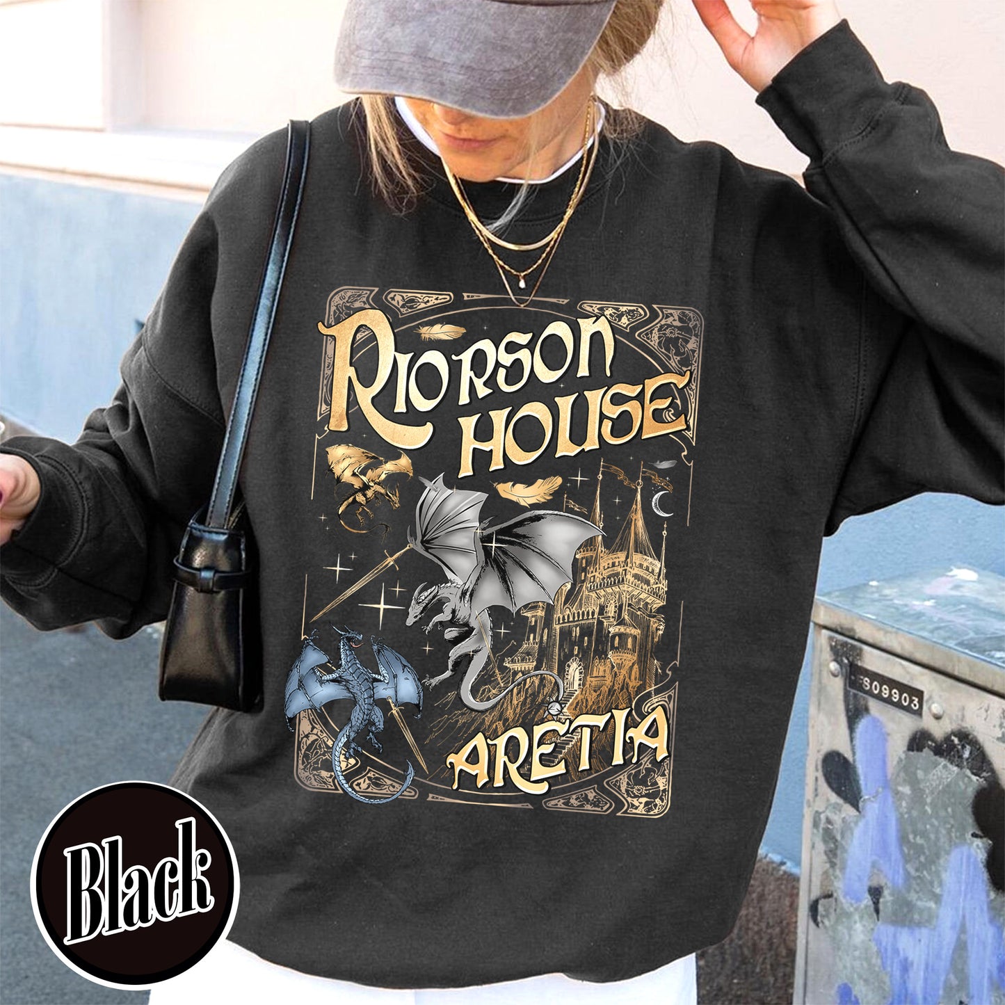 Bookish Sweatshirt, Xaden Riorson House Aretia Sweatshirt, Fourth Wing Merch Sweatshirt
