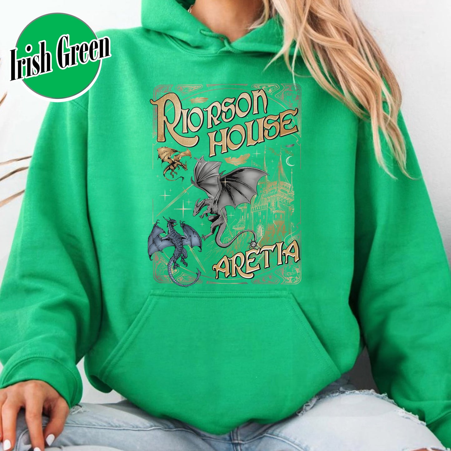 Bookish Hoodie, Xaden Riorson House Aretia Hoodie, Fourth Wing Merch Hoodie