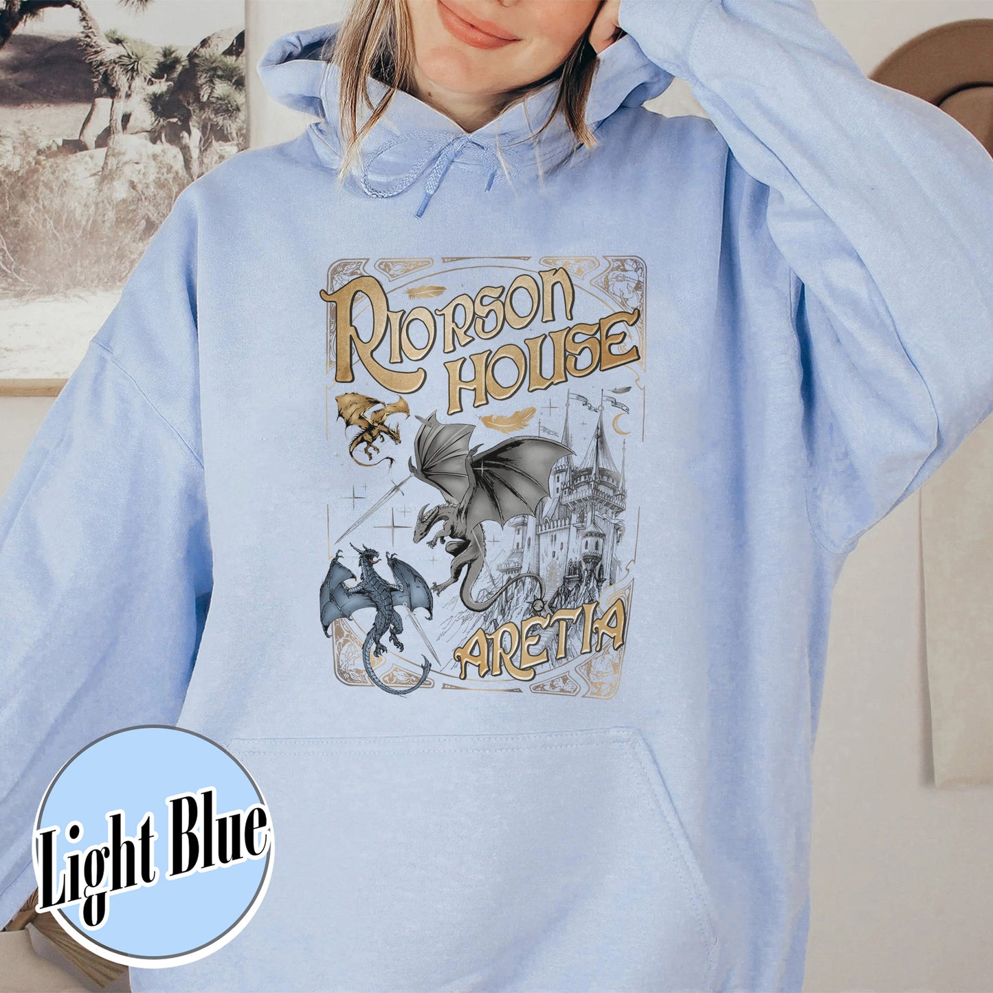 Bookish Hoodie, Xaden Riorson House Aretia Hoodie, Fourth Wing Merch Hoodie