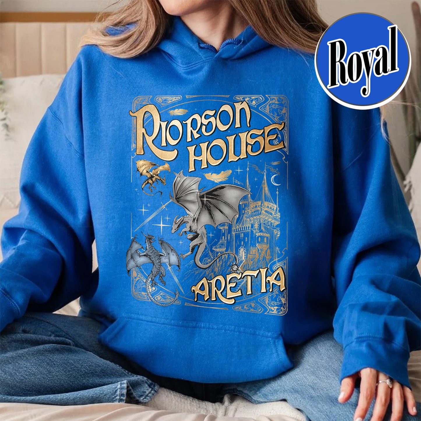 Bookish Hoodie, Xaden Riorson House Aretia Hoodie, Fourth Wing Merch Hoodie