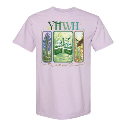 YHWH Lungs Christian Shirt,Every Breath Speak His Name T-Shirt,Faith Apparel Shirt,YHWH Lungs Shirts