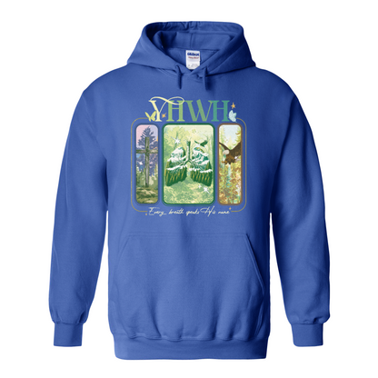 YHWH Lungs Christian Hoodie,Every Breath Speak His Name Hoodie,Faith Apparel Hoodie,YHWH Lungs Hoodie