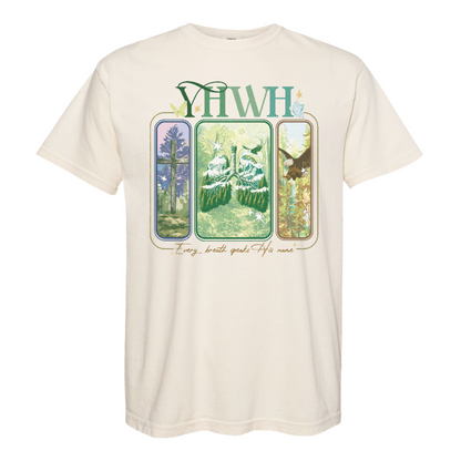 YHWH Lungs Christian Shirt,Every Breath Speak His Name T-Shirt,Faith Apparel Shirt,YHWH Lungs Shirts
