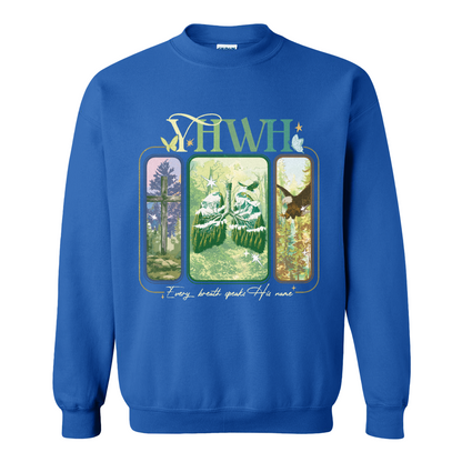 YHWH Lungs Christian Sweatshirt,Every Breath Speak His Name Sweatshirt,Faith Apparel Sweatshirt,YHWH Lungs Sweatshirts