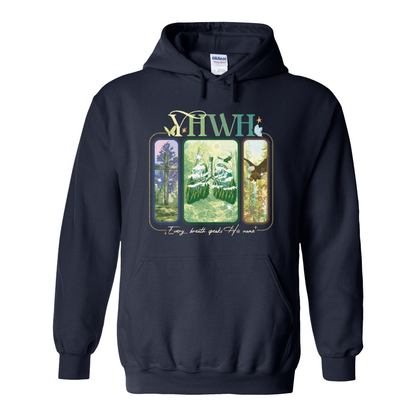 YHWH Lungs Christian Hoodie,Every Breath Speak His Name Hoodie,Faith Apparel Hoodie,YHWH Lungs Hoodie