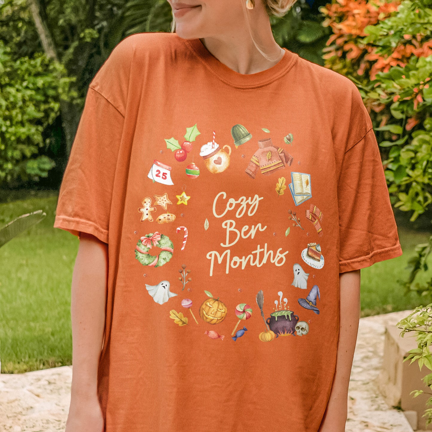 Cozy Ber Months Shirt, Fall Winter Seasonal Tee, Autumn Halloween Thanksgiving Christmas Top Tshirt