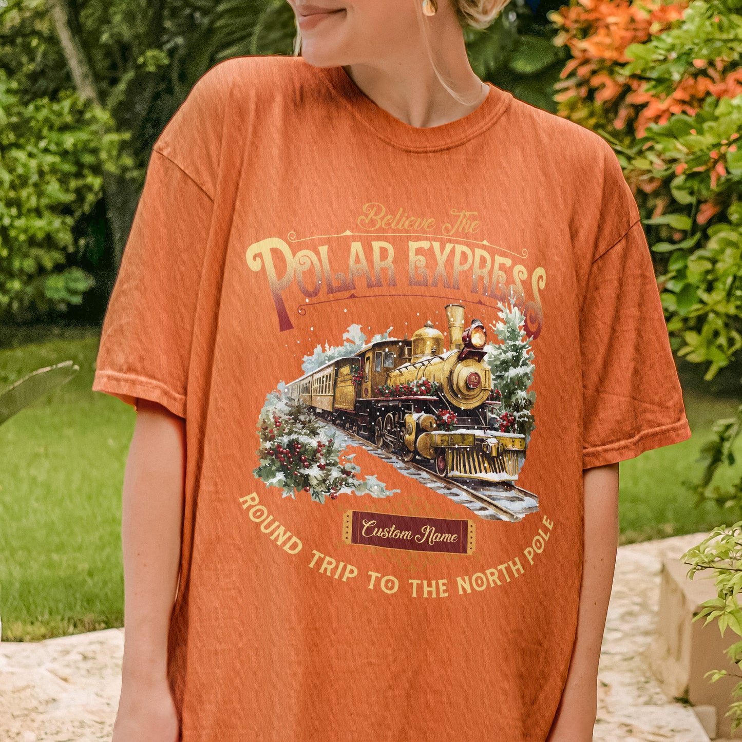 Custom Polar Express Shirt | Believe Round Trip to the North Pole Tee