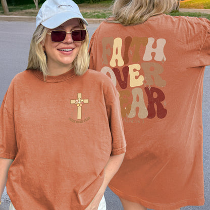 Faith Over Fear Christian Psalm Shirt