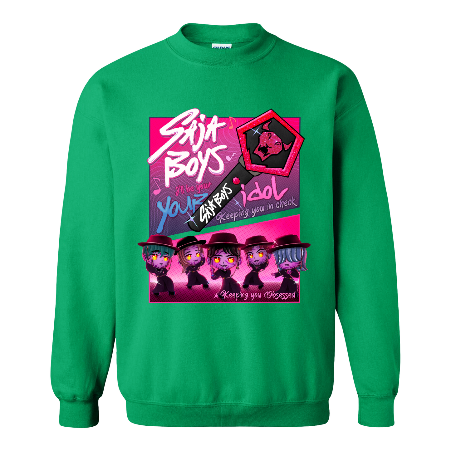 Your Idol Sweatshirt,Kpop Demon Hunters Sweatshirt, Huntrix Girl Sweatshirt, Kpop idol group Sweatshirt, Mira, Rumi, Joey Sweatshirt