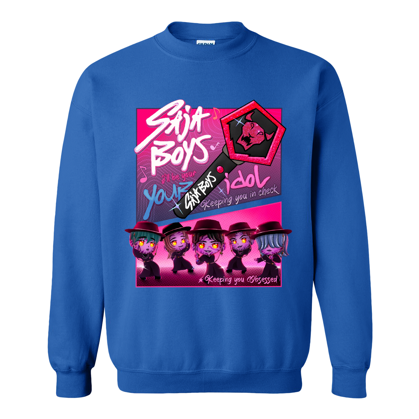 Your Idol Sweatshirt,Kpop Demon Hunters Sweatshirt, Huntrix Girl Sweatshirt, Kpop idol group Sweatshirt, Mira, Rumi, Joey Sweatshirt